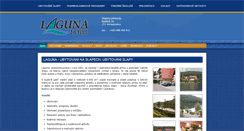 Desktop Screenshot of lagunahotel.cz