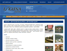 Tablet Screenshot of lagunahotel.cz
